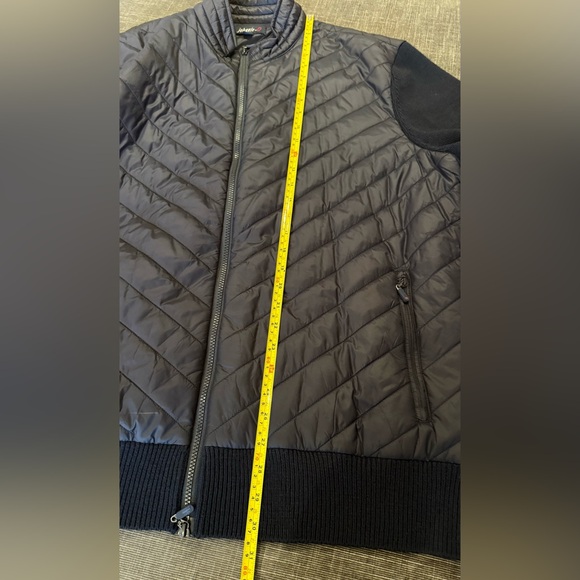 Johnnie-O, brand new men’s navy hybrid jacket, nylon/Merino wool. Size XL. - Picture 7 of 11